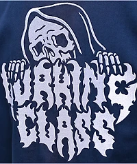 Lurking Class by Sketchy Tank Thorn Navy Zip Work Shirt