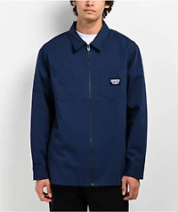 Lurking Class by Sketchy Tank Thorn Navy Zip Work Shirt