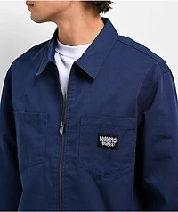 Lurking Class by Sketchy Tank Thorn Navy Zip Work Shirt