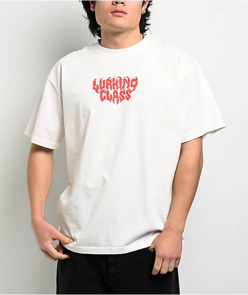 Lurking Class by Sketchy Tank Thorns White T-Shirt