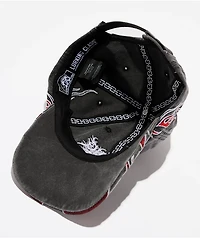 Lurking Class by Sketchy Tank To Hell Black Wash Strapback Hat