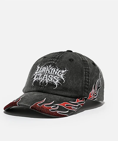 Lurking Class by Sketchy Tank To Hell Black Wash Strapback Hat