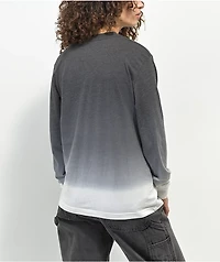Lurking Class by Sketchy Tank Today's Your Day Grey Dip Dye Long Sleeve T-Shirt