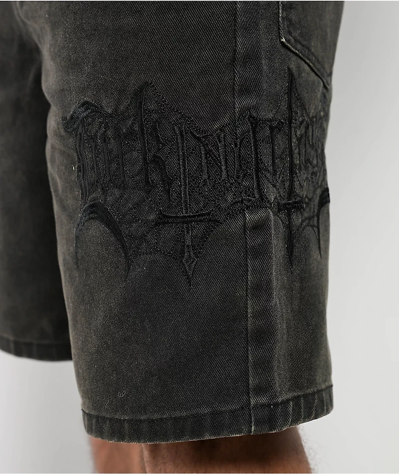 Lurking Class by Sketchy Tank Tomb Black Denim Shorts