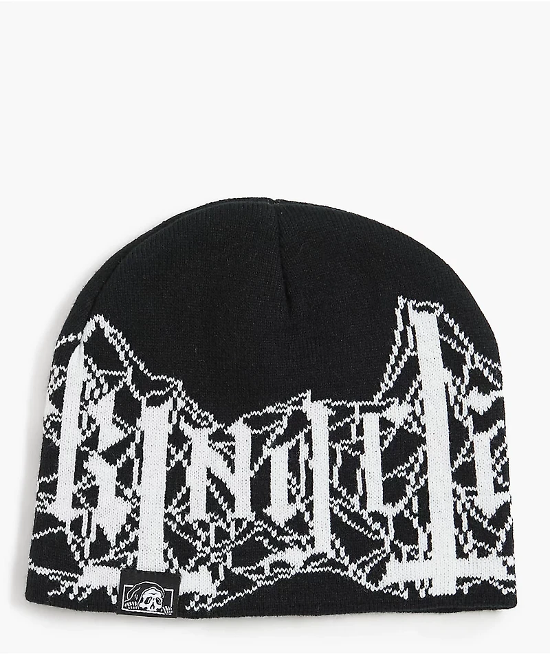 Lurking Class by Sketchy Tank Tomb Black Skully Beanie