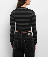 Lurking Class by Sketchy Tank Tomb Black Striped Long Sleeve T-Shirt