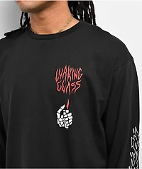 Lurking Class by Sketchy Tank Trash Fire Black Long Sleeve T-Shirt