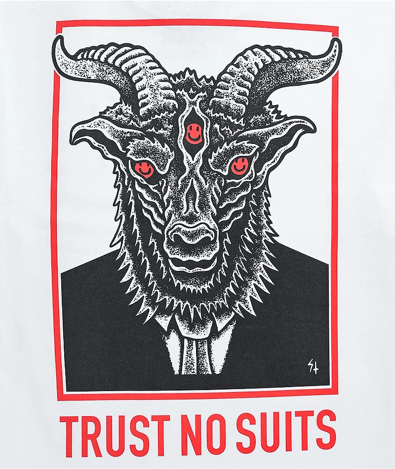 Lurking Class by Sketchy Tank Trust White T-Shirt