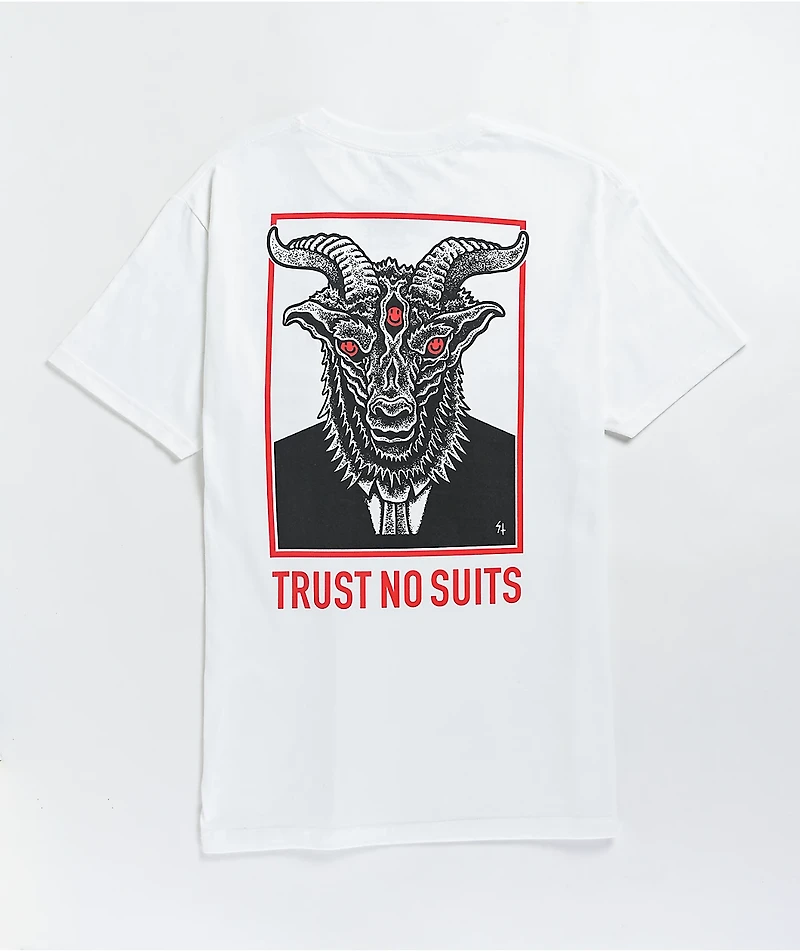 Lurking Class by Sketchy Tank Trust White T-Shirt