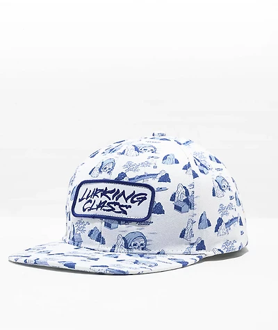Lurking Class by Sketchy Tank Tucks White Snapback Hat