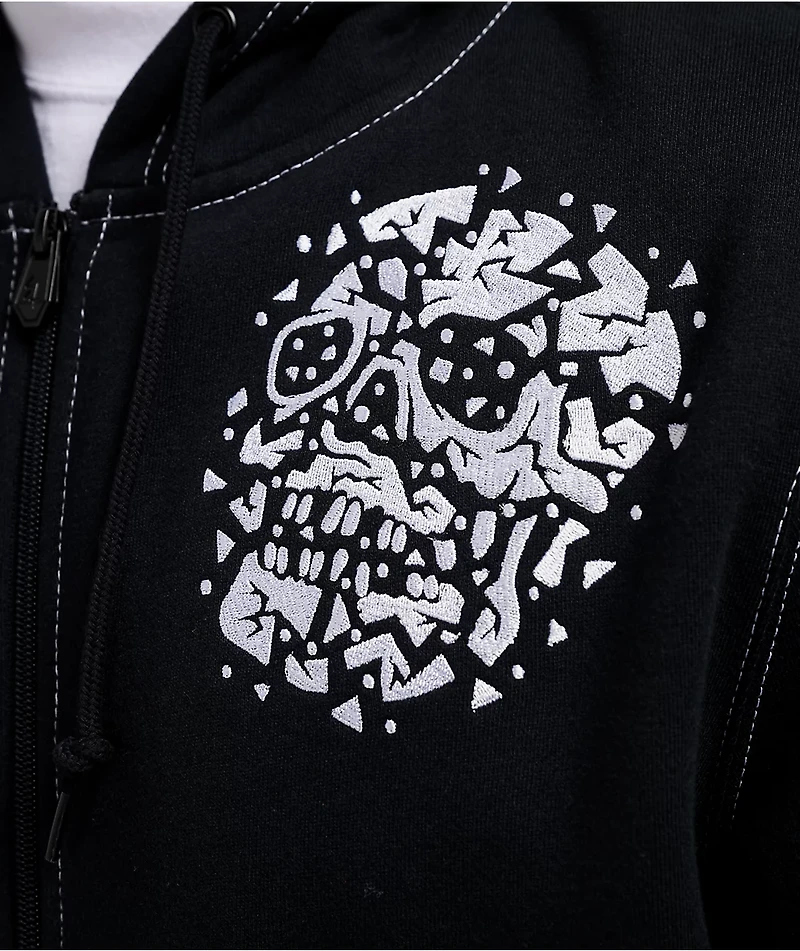 Lurking Class by Sketchy Tank Unchained Black Zip Hoodie