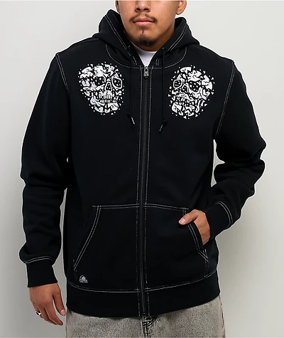 Lurking Class by Sketchy Tank Unchained Black Zip Hoodie