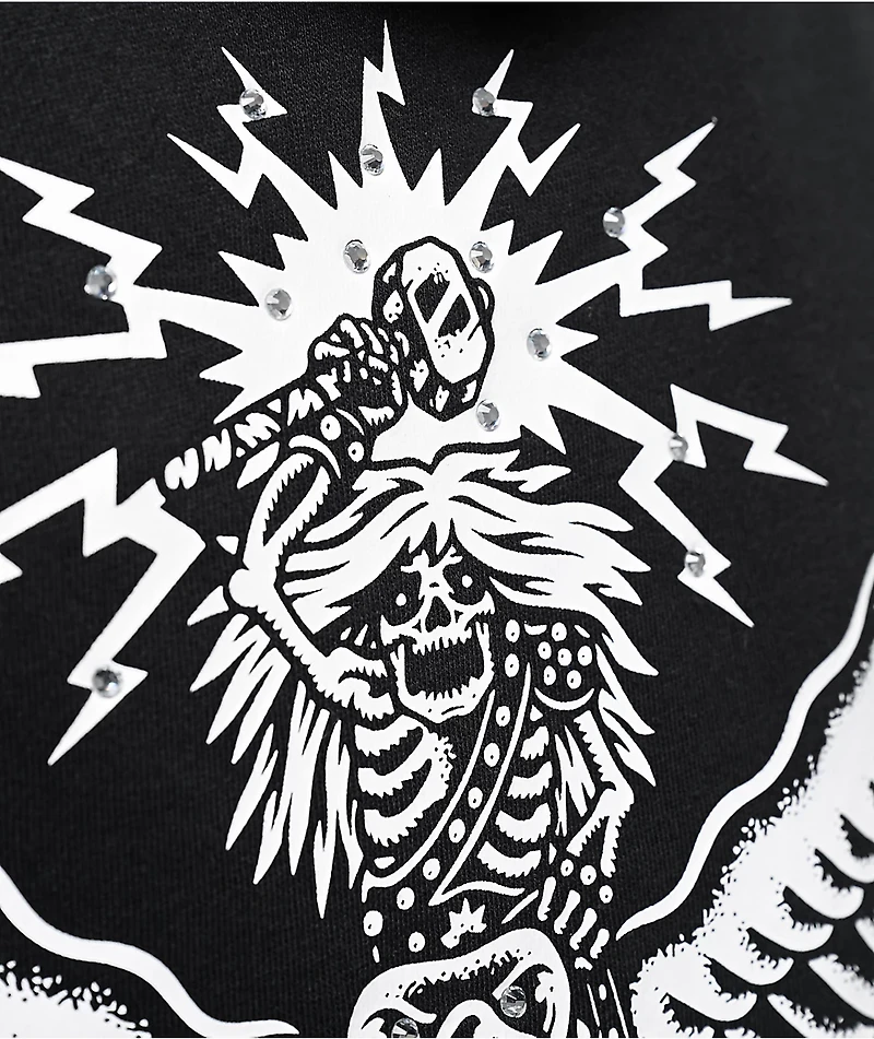Lurking Class by Sketchy Tank Unchained Bodybag Black Zip Hoodie