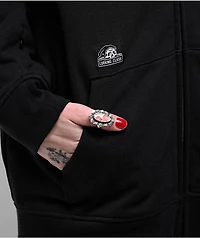 Lurking Class by Sketchy Tank Unchained Bodybag Black Zip Hoodie