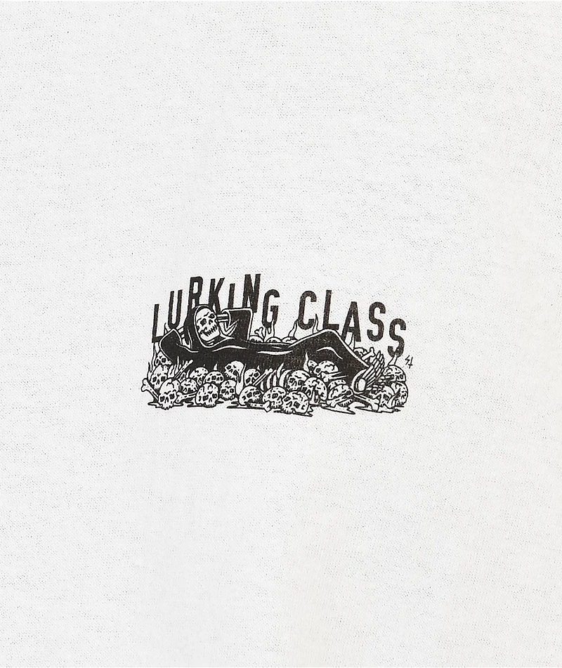 Lurking Class by Sketchy Tank Uncomfortable White Top