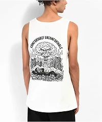 Lurking Class by Sketchy Tank Uncomfortable White Top