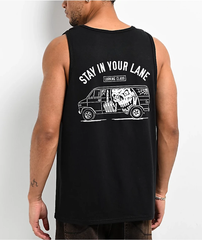 Lurking Class by Sketchy Tank Vannin Black Top