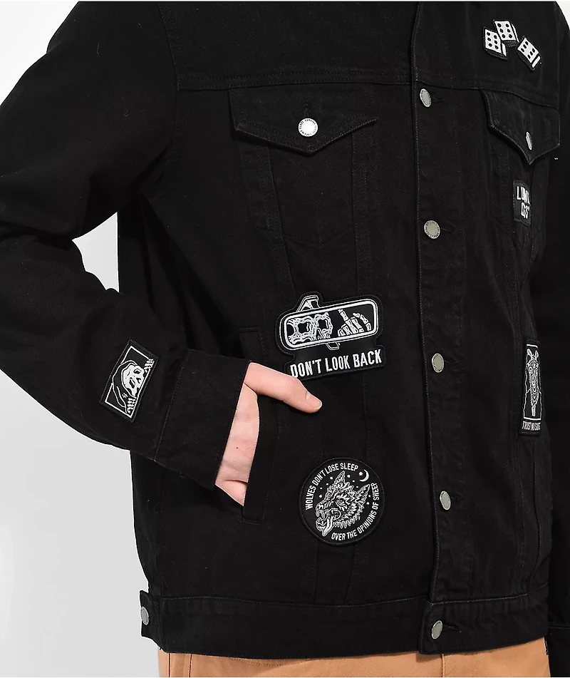 Lurking Class by Sketchy Tank Vicious Black Denim Jacket