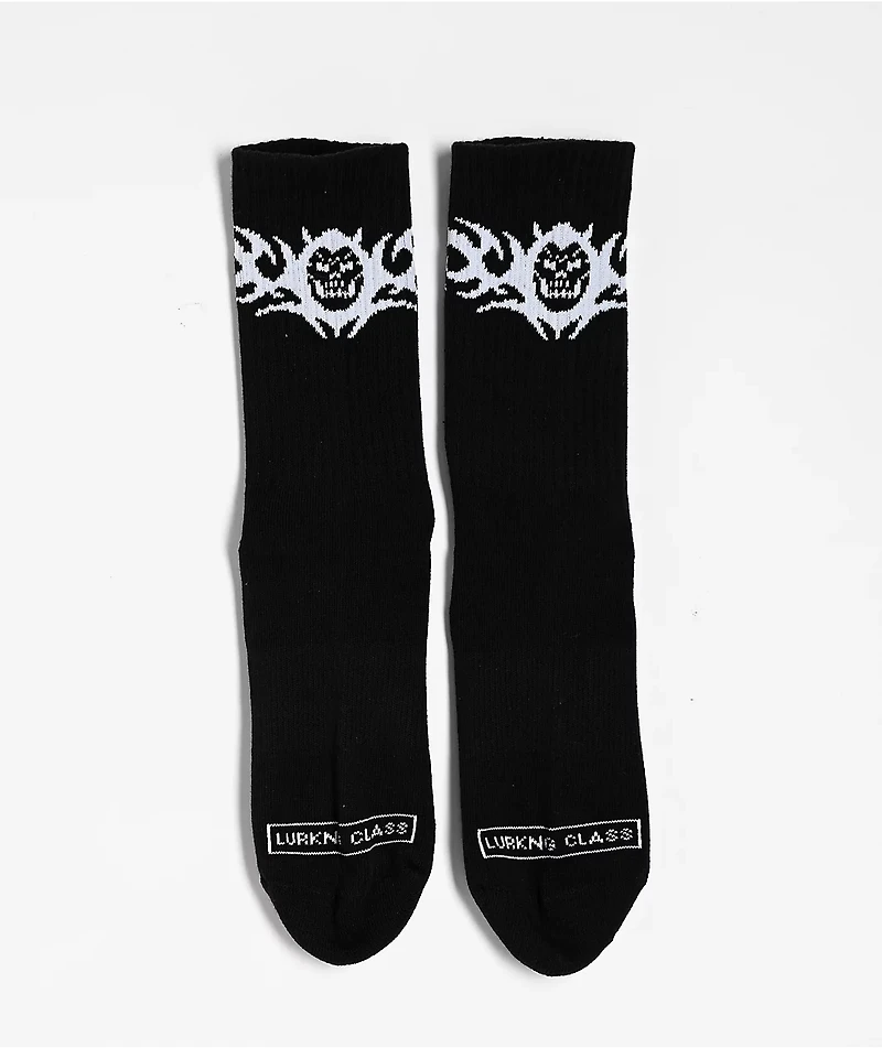 Lurking Class by Sketchy Tank Warrior Black Crew Socks