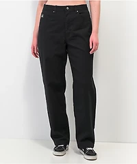 Lurking Class by Sketchy Tank Web Black Wide Leg Denim Jeans