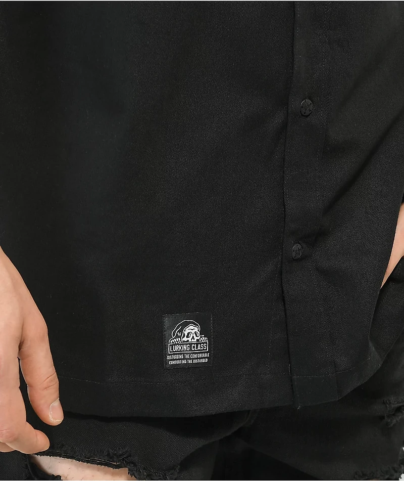 Lurking Class by Sketchy Tank Web Black Work Shirt