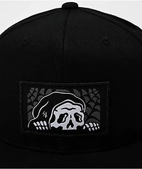 Lurking Class by Sketchy Tank Web Lurker Black Snapback Hat
