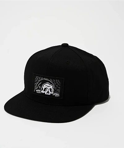 Lurking Class by Sketchy Tank Web Lurker Black Snapback Hat