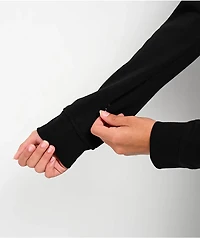 Lurking Class by Sketchy Tank Web Skull Black Hoodie