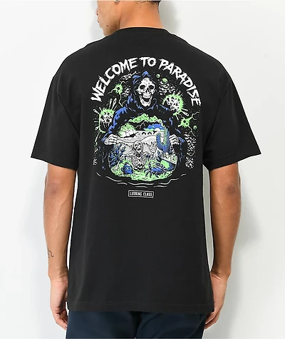 Lurking Class by Sketchy Tank Welcome Black T-Shirt