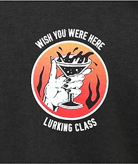 Lurking Class by Sketchy Tank Wish You Were Here Black T-Shirt