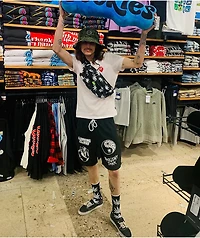 Lurking Class by Sketchy Tank World Wide 2 Black Board Shorts
