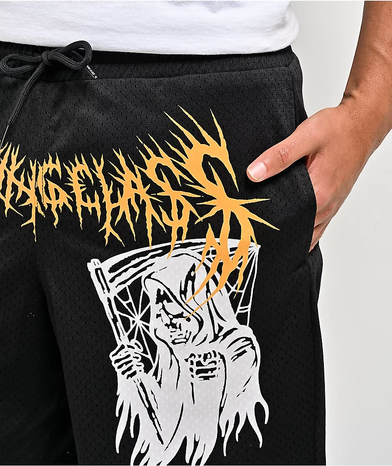 Lurking Class by Sketchy Tank You're Next Black Mesh Shorts