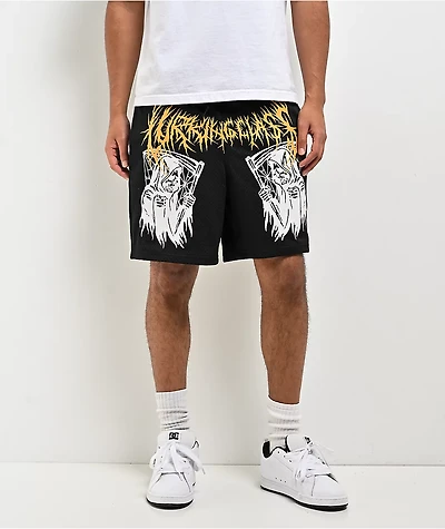 Lurking Class by Sketchy Tank You're Next Black Mesh Shorts