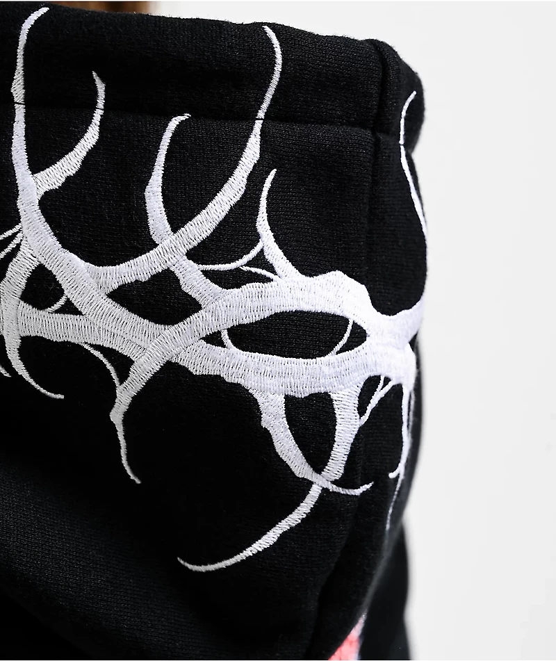Lurking Class by Sketchy Tank x Kyle Grand Sin Black Crop Zip Hoodie