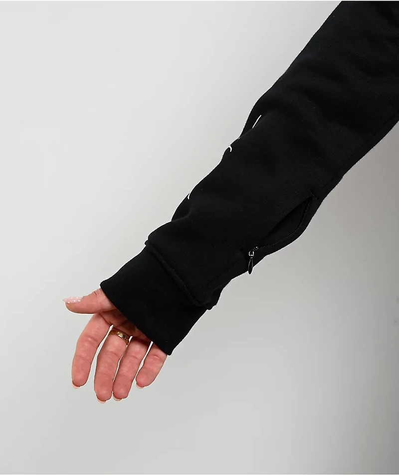 Lurking Class by Sketchy Tank x Kyle Grand Sin Black Crop Zip Hoodie