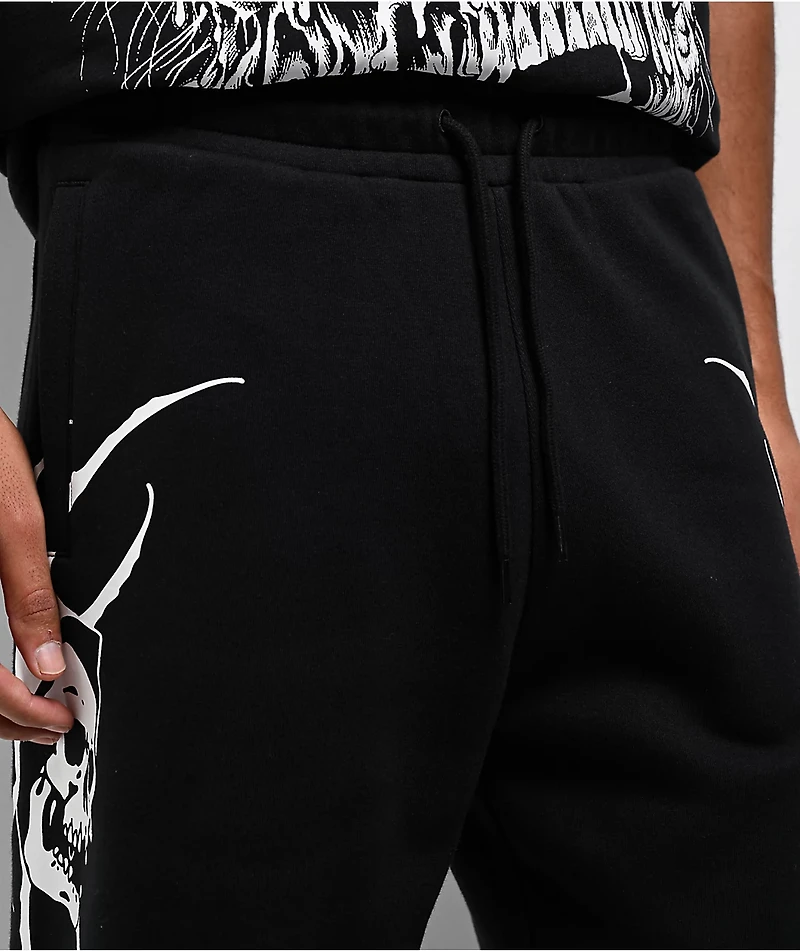 Lurking Class by Sketchy Tank x Kyle Grand Sins Black Sweat Shorts