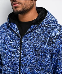 Lurking Class by Sketchy Tank x Matt Stikker Body Bag Blue Zip Hoodie