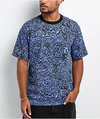 Lurking Class by Sketchy Tank x Matt Stikker Madness Blue Knit T-Shirt
