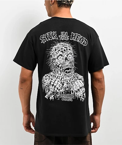 Lurking Class by Sketchy Tank x Matt Stikker Sick The Head Black T-Shirt