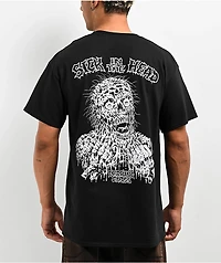 Lurking Class by Sketchy Tank x Matt Stikker Sick The Head Black T-Shirt
