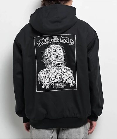 Lurking Class by Sketchy Tank x Matt Stikker Sick The Head Black Work Jacket