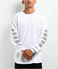 Lurking Class by Sketchy Tank x Matt Stikker Sick The Head White Long Sleeve T-Shirt