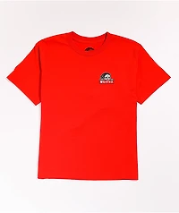 Lurking Class by Sketchy Tank x Mr. Tucks Kids' Lurker Red T-Shirt