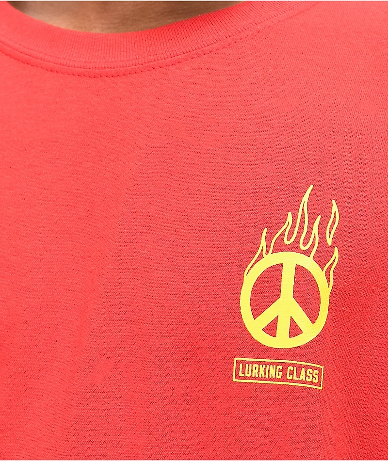 Lurking Class by Sketchy Tank x Samborghini Levitate Red T-Shirt