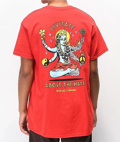 Lurking Class by Sketchy Tank x Samborghini Levitate Red T-Shirt