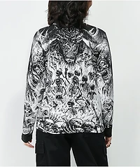 Lurking Class by Sketchy Tank x Sawblade Black & White Long Sleeve T-Shirt