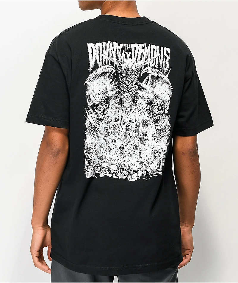 Lurking Class by Sketchy Tank x Sawblade Down With My Demons Black T-Shirt