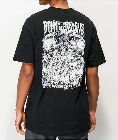 Lurking Class by Sketchy Tank x Sawblade Down With My Demons Black T-Shirt