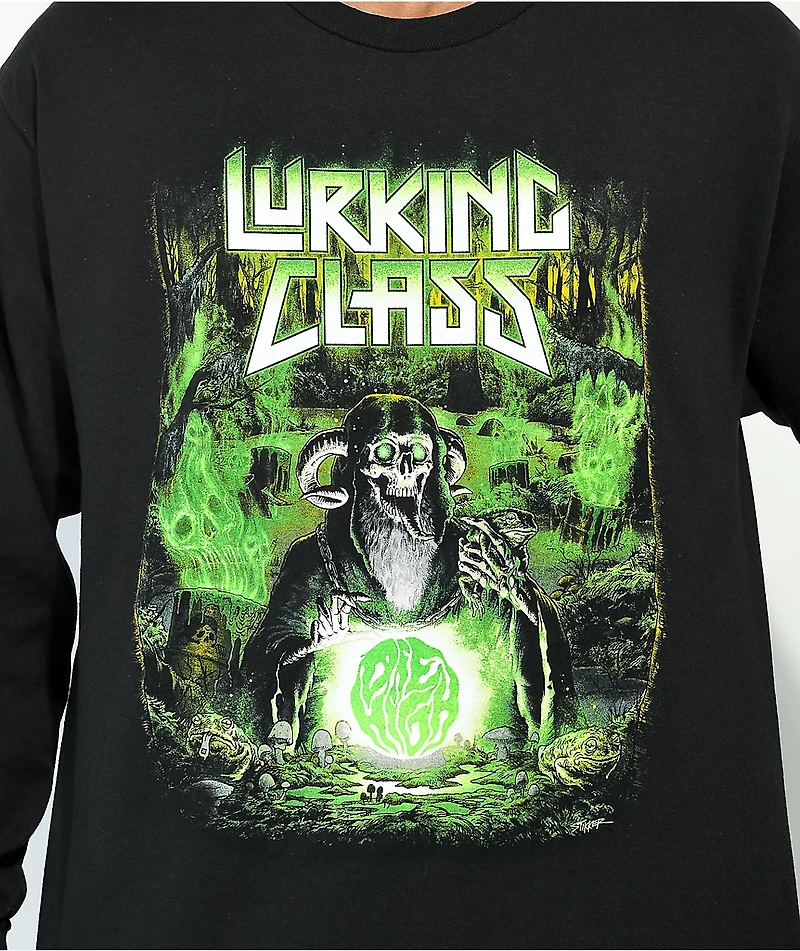 Lurking Class by Sketchy Tank x Stikker Die High Black Long Sleeve T-Shirt