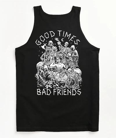Lurking Class by Sketchy Tank x Stikker Good Times Bad Friends Black Top